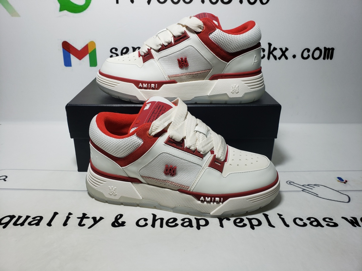 AMIRI White Red
