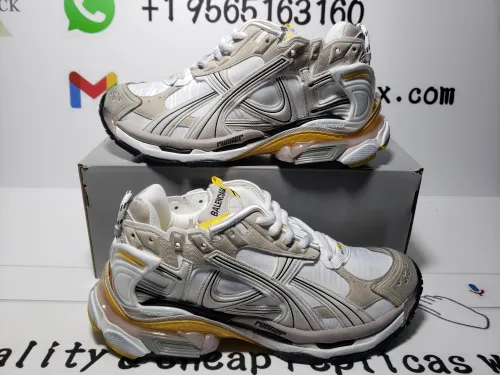 PK God Batch Balenciaga Runner Sneaker 'White Yellow' 