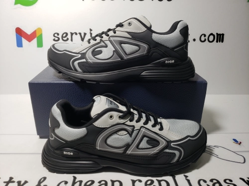 PK God Batch Dior Light Grey 'B30' Sneakers Dark Gray 