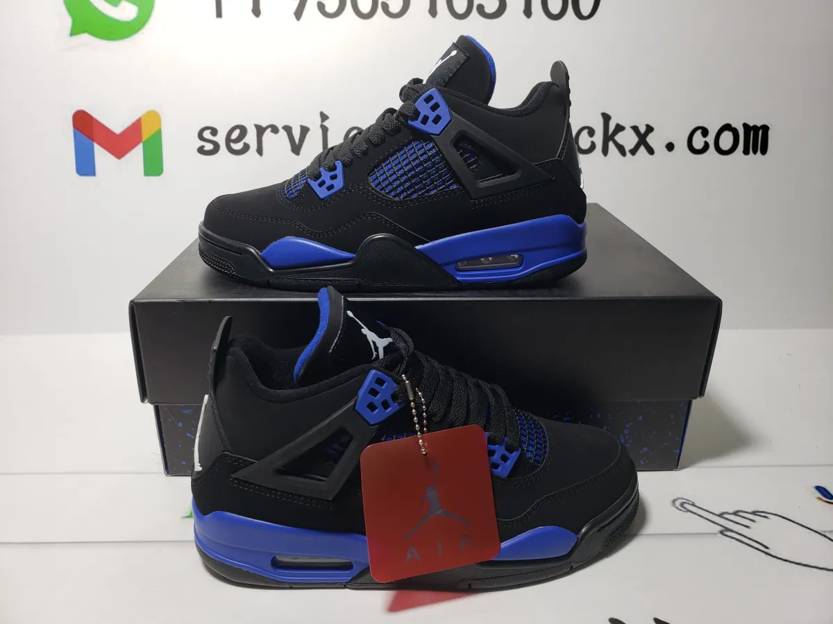 PK God Batch Air Jordan 4 Blue Thunder CT8527-018