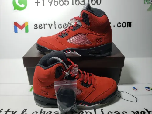 PK God Batch Air Jordan 5 Retro Raging Bull Red (2021) DD0587-600