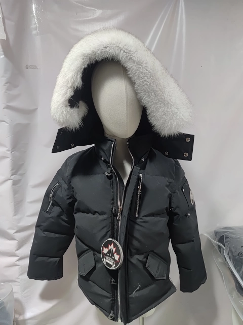 Moose Knuckles ORIGINA NEOSHEAR JACKET NAVY White fur collar