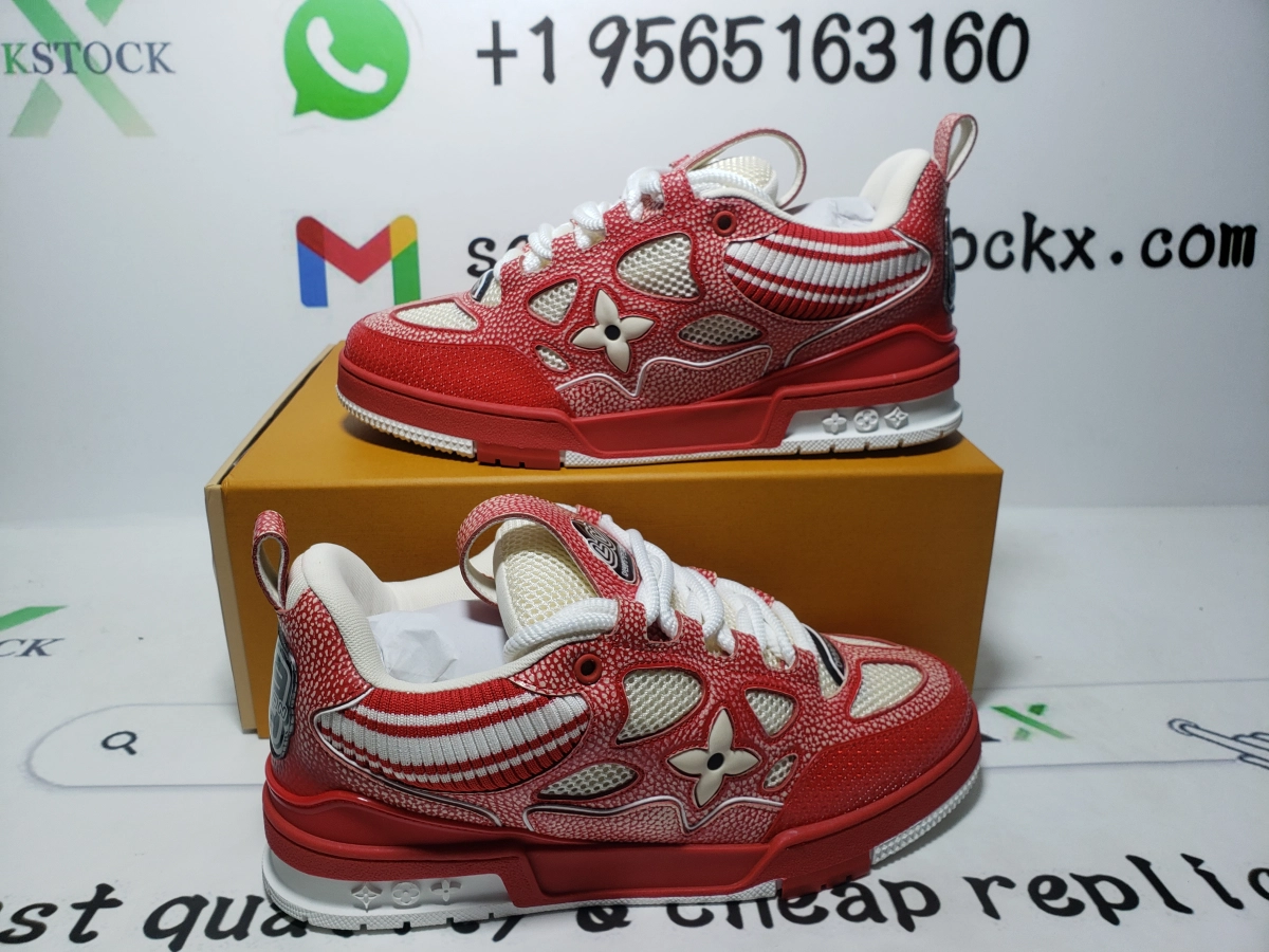 PK God Batch LOUIS VUITTON New Eed Woolen Fabric New Red