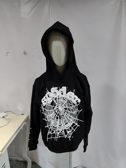 Spider Worldwide BLACK OG WEB HOODIE