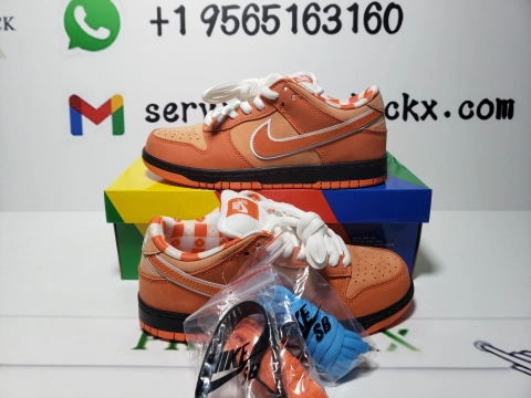 LJR Batch Nike SB Dunk Low Concepts Orange Lobster FD8776-800
