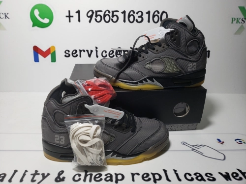 Air Jordan 5 Retro Off-White Black CT8480-001