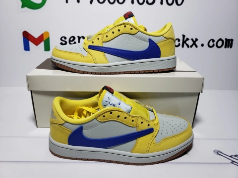 Air Jordan 1 Retro Low OG SP Travis Scott Canary DZ4137-700