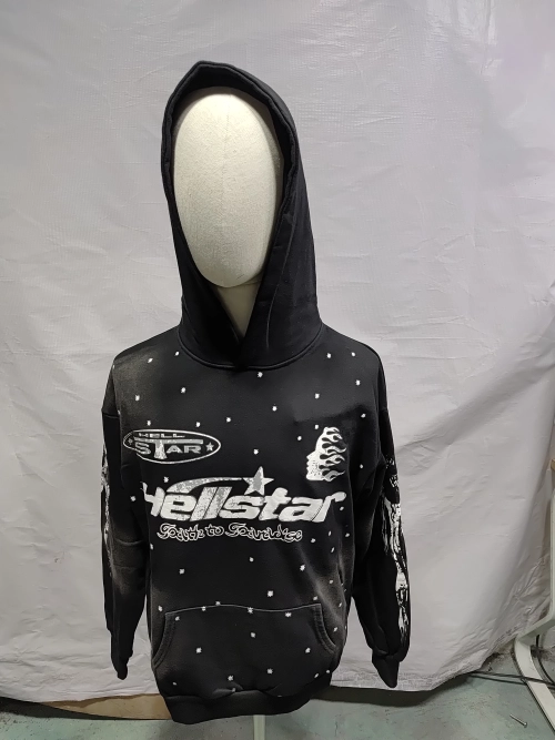 Hellstar Studios Records Tracksuit Black (single hoodie)