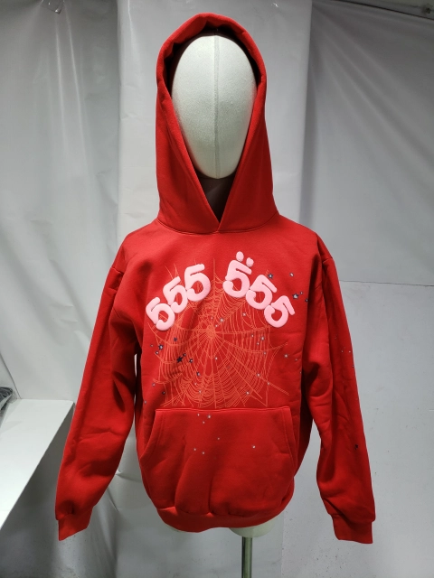 Sp5der Hoodie Red