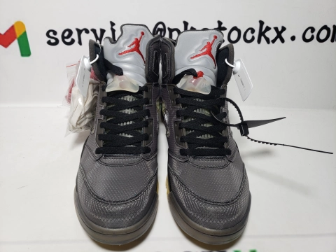 Air Jordan 5 Retro Off-White Black CT8480-001