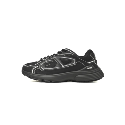 PK God Batch Dior Light Grey 'B30' Sneakers Black 3SN279ZND-H900