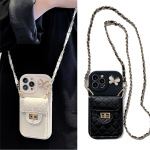 Lambskin Crossbody Huawei Phone Case