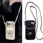 Lambskin Crossbody Huawei Phone Case