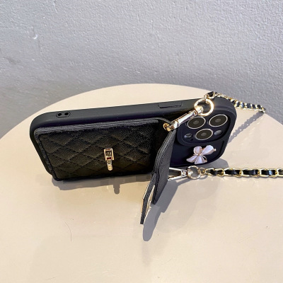 Lambskin Crossbody Huawei Phone Case 02