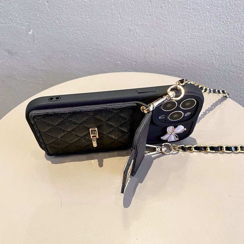 Lambskin Crossbody Huawei Phone Case