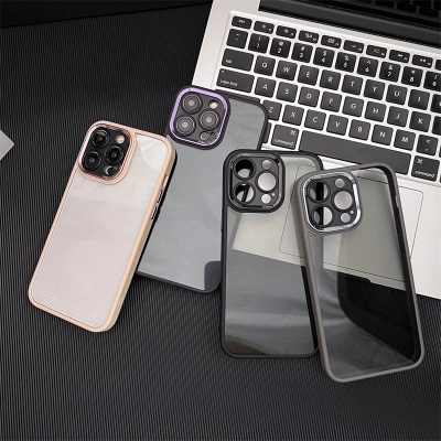 Transparent Metal Lens iPhone Case 02