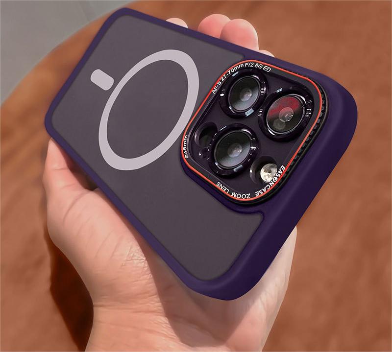 Frosted Metal Lens iPhone Case