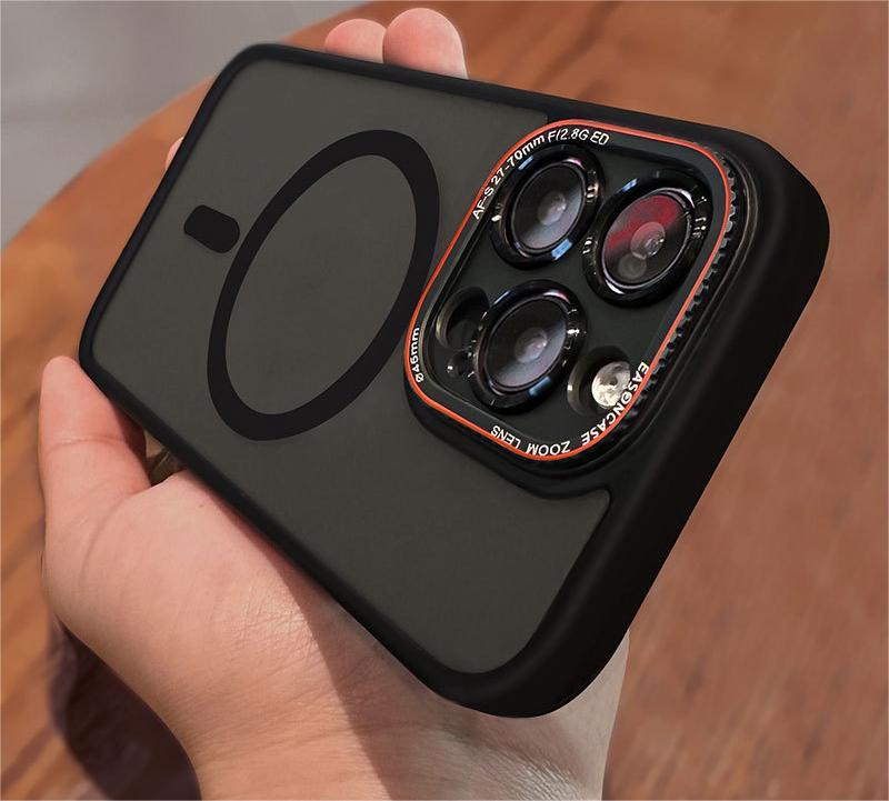 Frosted Metal Lens iPhone Case