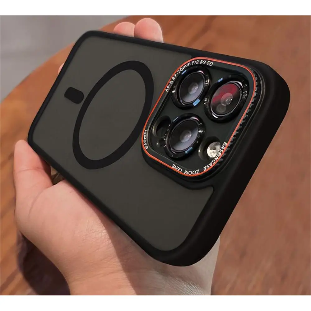 Frosted Metal Lens iPhone Case
