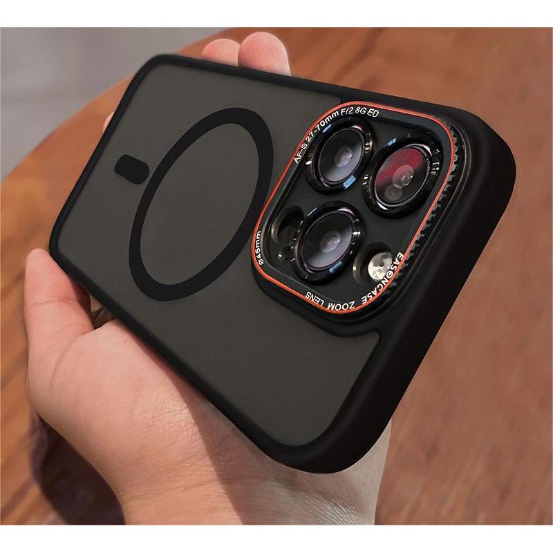 Frosted Metal Lens iPhone Case
