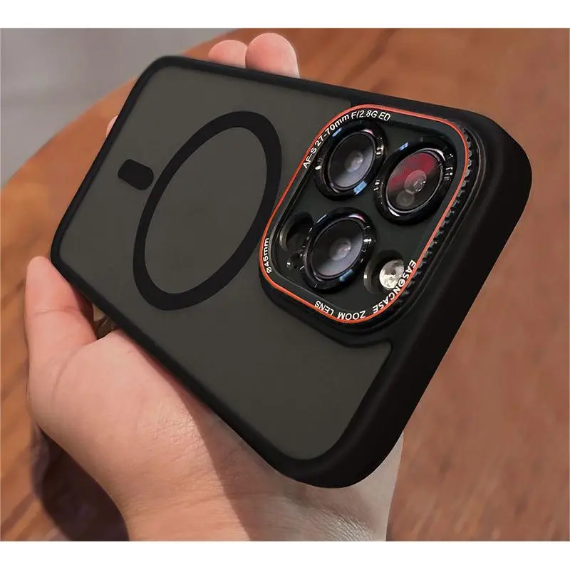 Frosted Metal Lens iPhone Case