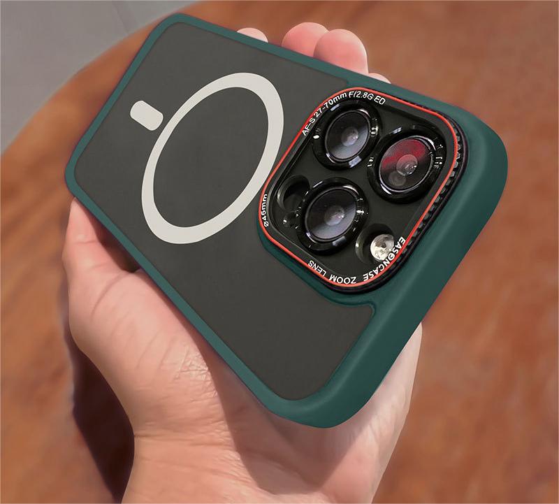 Frosted Metal Lens iPhone Case