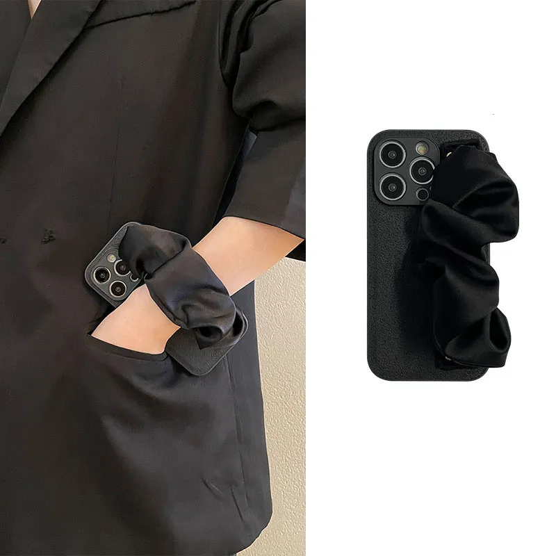 Silk Scarf Wristband iPhone Case