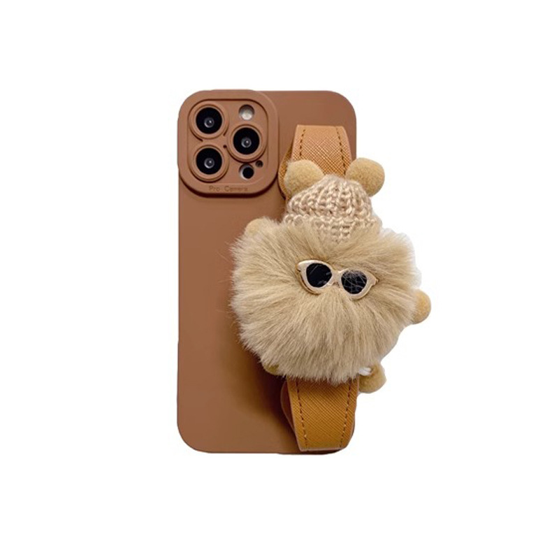 Plush Doll Wristband iPhone Case