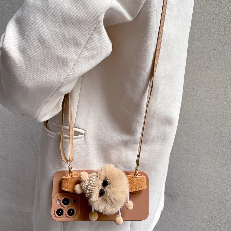 Plush Doll Wristband iPhone Case