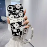 Vintage Rose Transparent Wristband iPhone Case