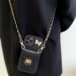 Lambskin Crossbody iPhone Case