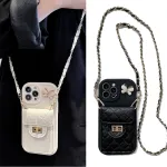 Lambskin Crossbody iPhone Case