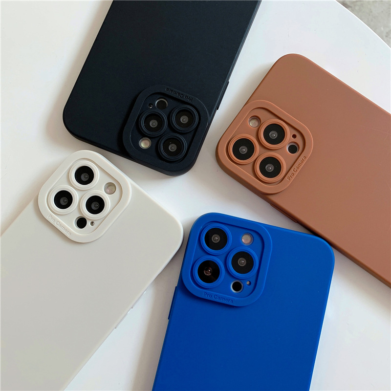 Simple Solid Color iPhone Case