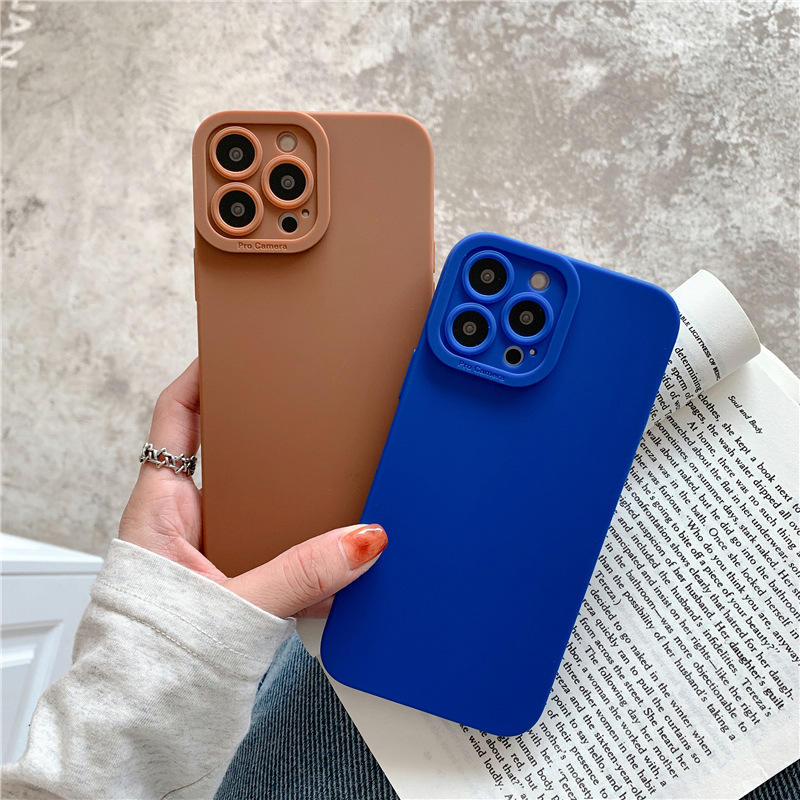 Simple Solid Color iPhone Case