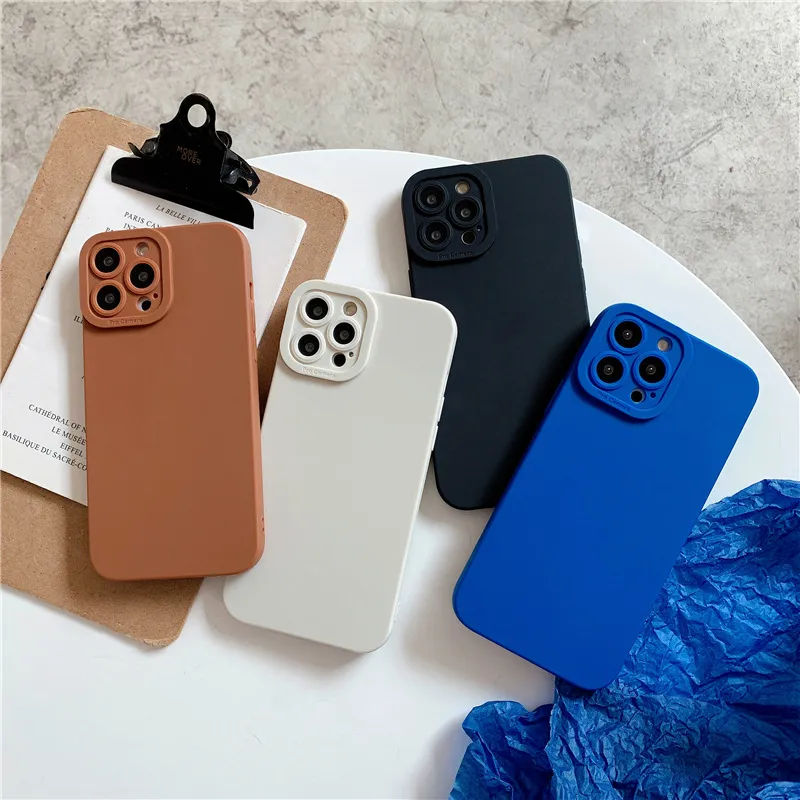 Simple Solid Color iPhone Case