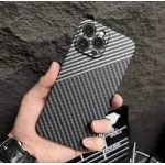 Carbon Fiber Texture Contrast Color iPhone Case