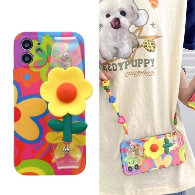 Colorful Flower iPhone case 02