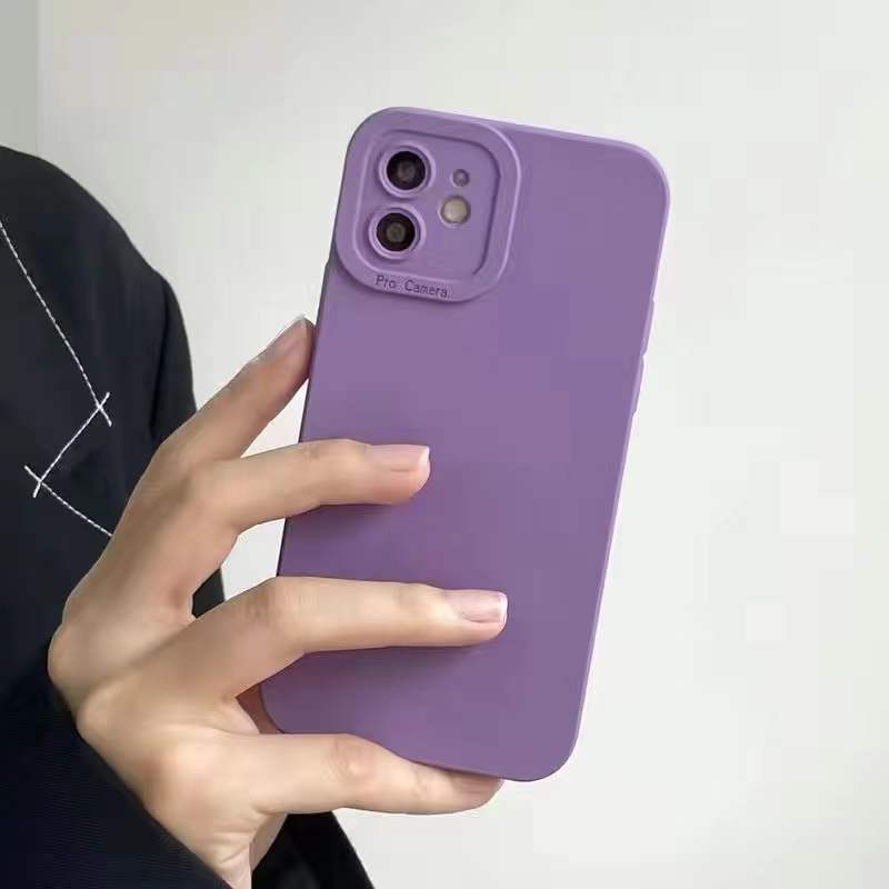 Silicone Solid Color iPhone Case
