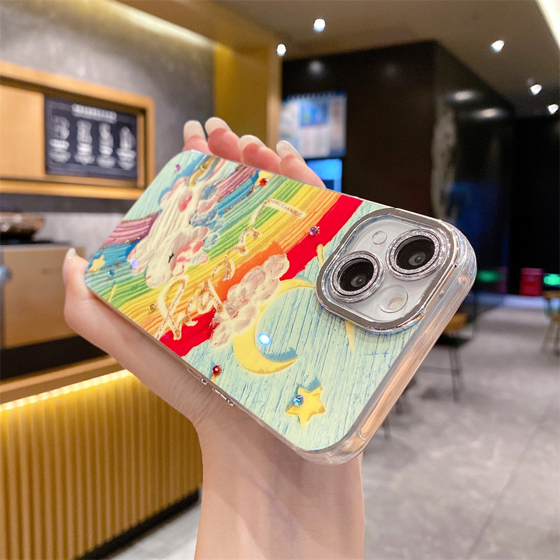 Oil Painting Pony iPhone Case