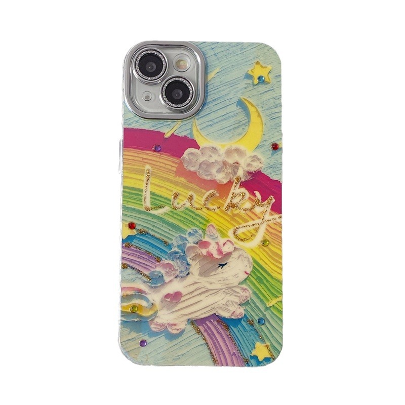 Oil Painting Pony iPhone Case