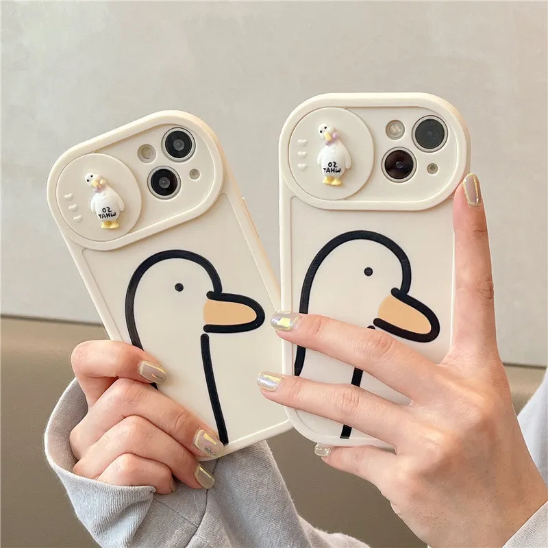 Duck Sliding Window iPhone Case