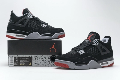 Nike Air Jordan 4 Retro Bred 2019 Reps Sneaker 308497-060 02