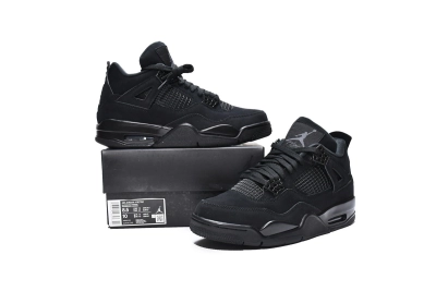 Air Jordan 4 Retro Black Cat 2020 Reps Sneaker CU1110-010 01