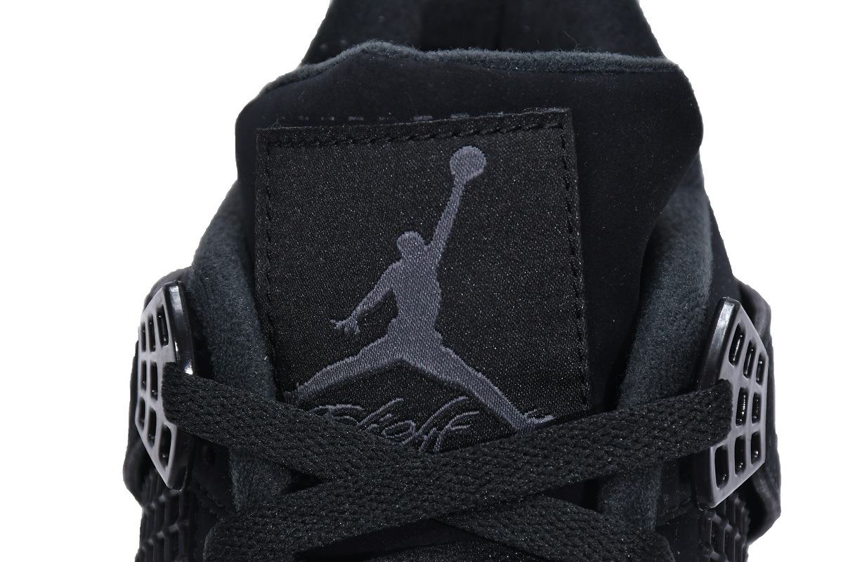 black cats jordan 4 reps