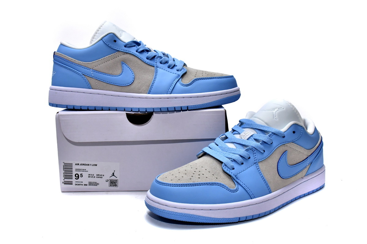 Air Jordan 1 Low University Blue Reps Sneakers DC0774-050