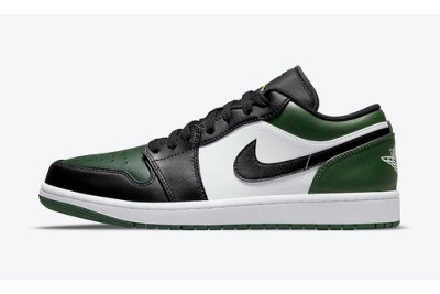 Nike Air Jordan 1 Low Green Toe Reps Sneaker 553558-371 01