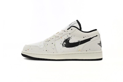 Air Jordan 1 Low SE Paint Splatter Reps Sneaker DH3295-100 01
