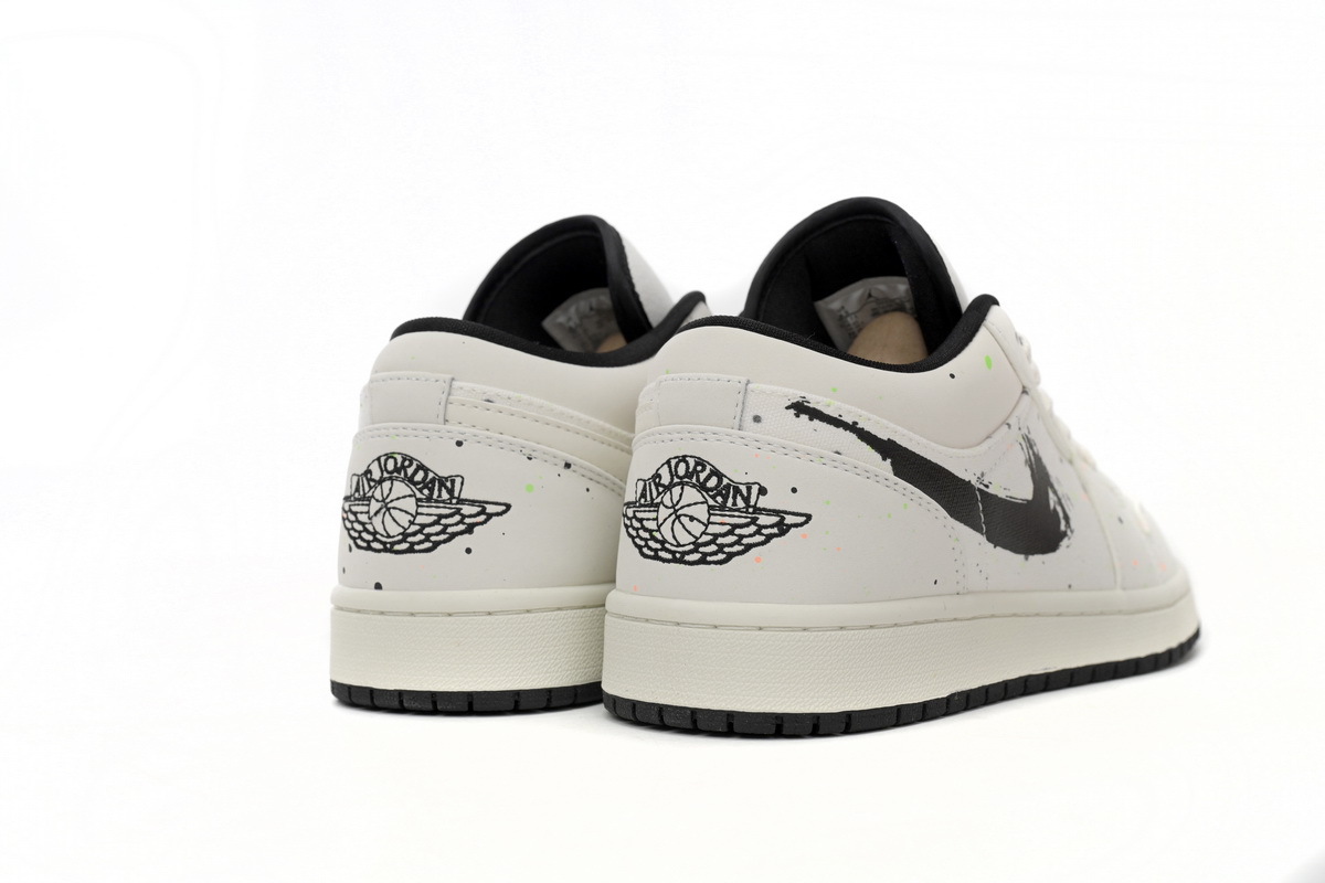 paint splatter jordan 1 low