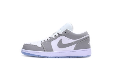 Air Jordan 1 Low White Wolf Grey Reps Sneaker DC0774-105 01
