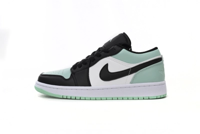 Air Jordan 1 Low Emerald Toe Reps Sneaker 553558-117  01